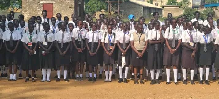 Picture of female students at Juba Commercial SS (file photo for illustration purpose)